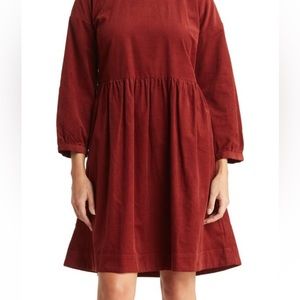 Madewell Corduroy Easy Minidress XS